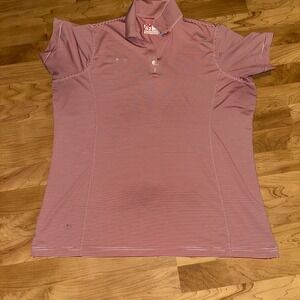 Chick-fil-A Team Style Polo Shirt Striped HydroChill Odbe Men's size XL‎